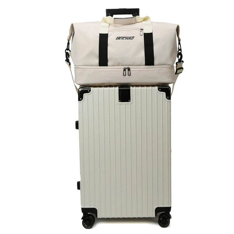 Sac de voyage week-end femme extensible - Format cabine & Sport