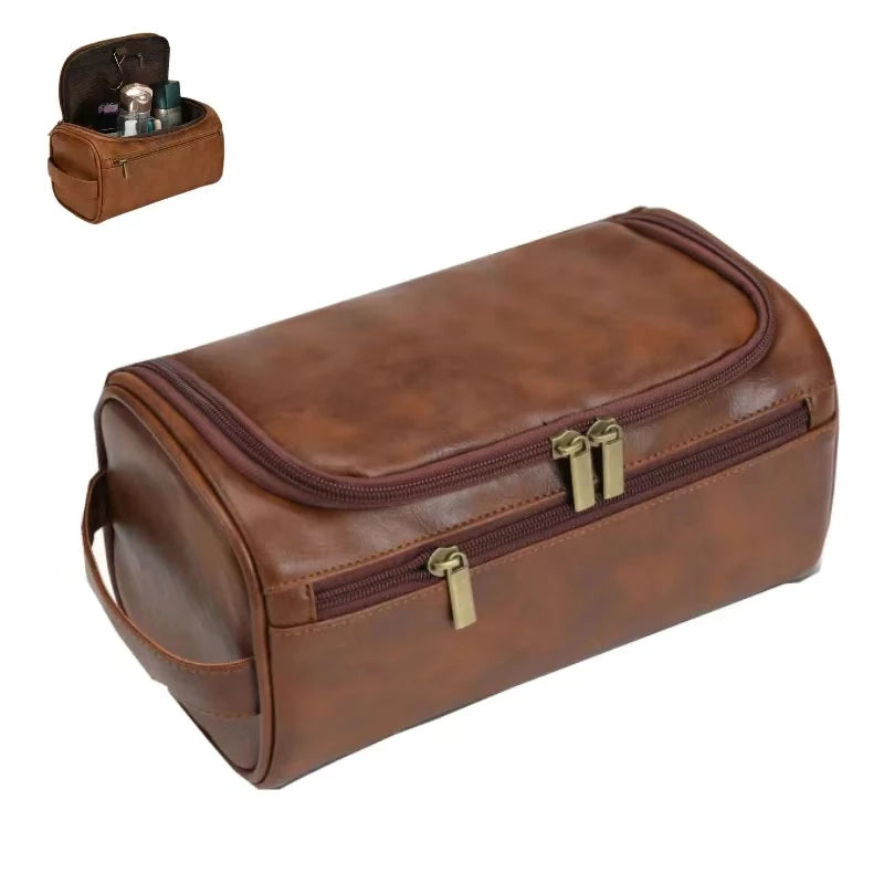 Trousse de toilette homme cuir - Kit Dopp