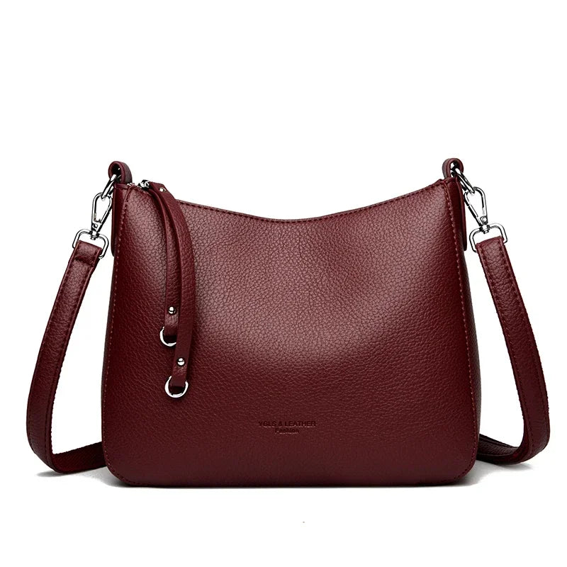 Sac bandouliere femme cuir souple - Porte epaule elegant