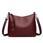 Sac bandouliere femme cuir souple - Porte epaule elegant