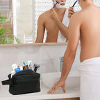 Trousse de toilette homme impermeable - Grande capacite