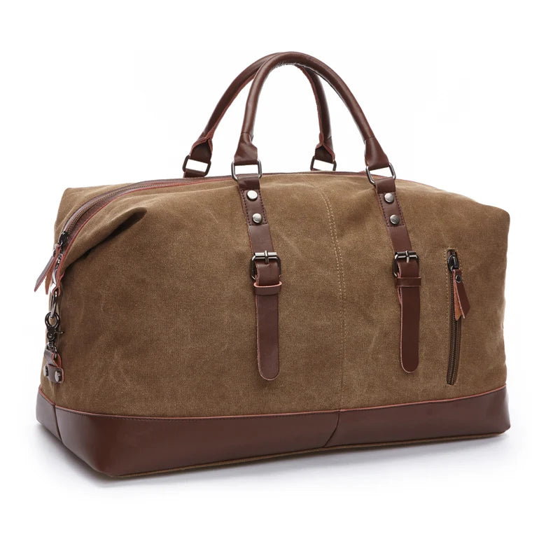 Sac de voyage L'Authentique - toile et cuir