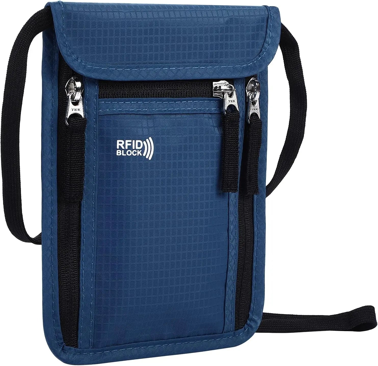 Pochette tour de cou passeport - Portage discret sous la veste