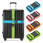 Sangle de valise réglable - présentation sur valise