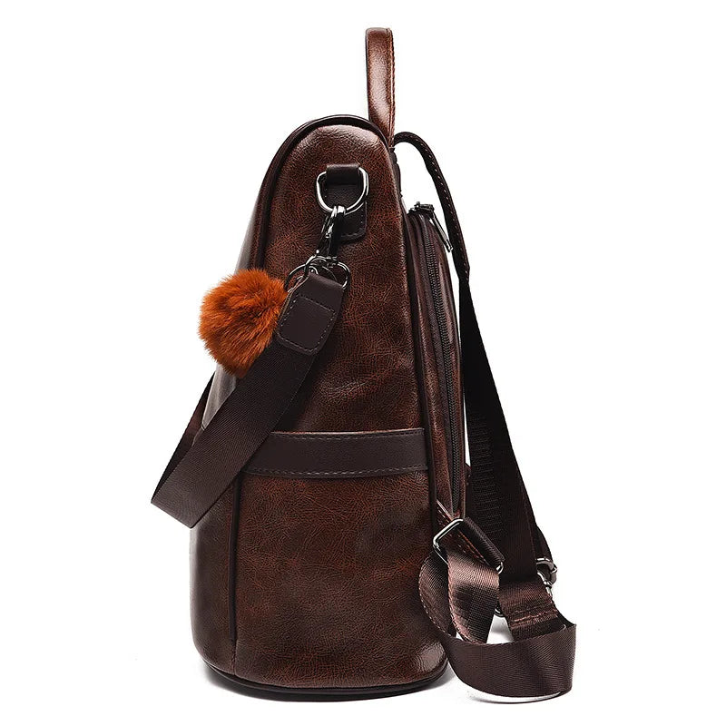 Sac a dos femme vintage - Cuir souple, esprit retro