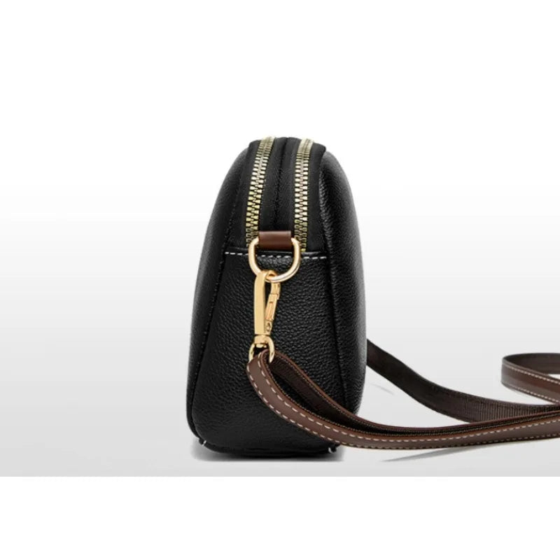 Sac bandouliere femme cuir de vache a rabat