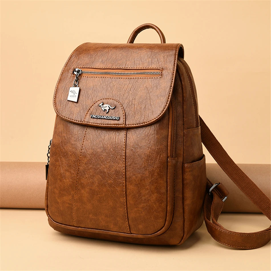 Sac a dos femme cuir premium - Doux et structure