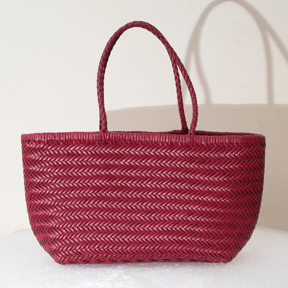 Sac cabas La Tressée - cuir artisanal