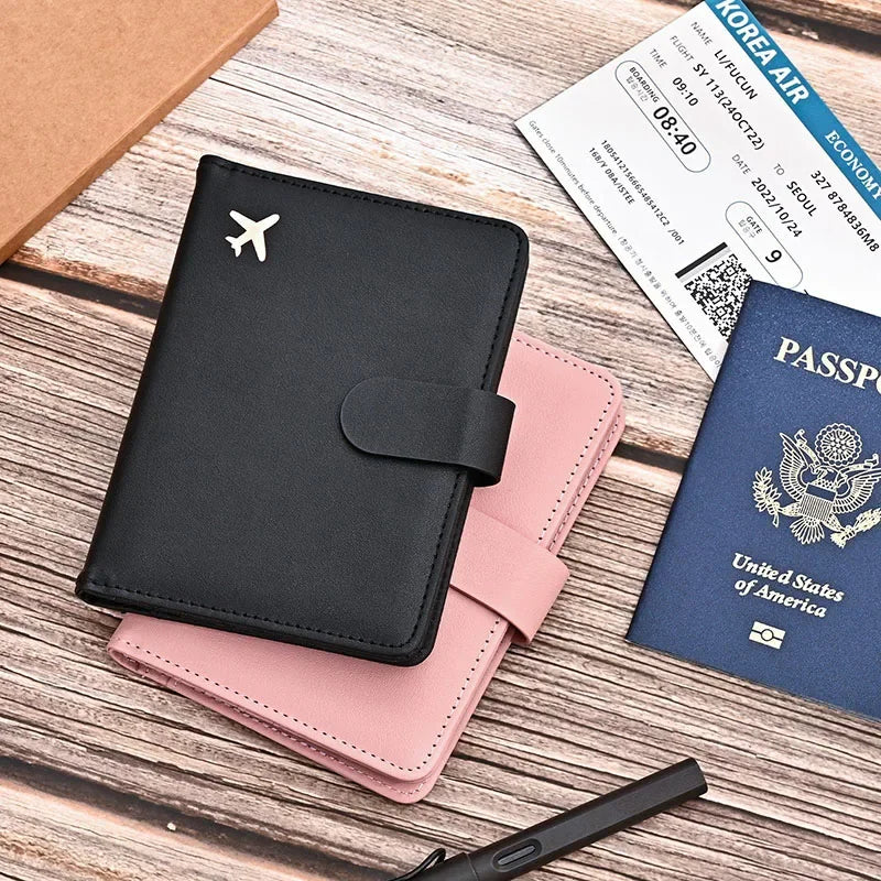 Protège-passeport anti-RFID - en voyage à l'aéroport