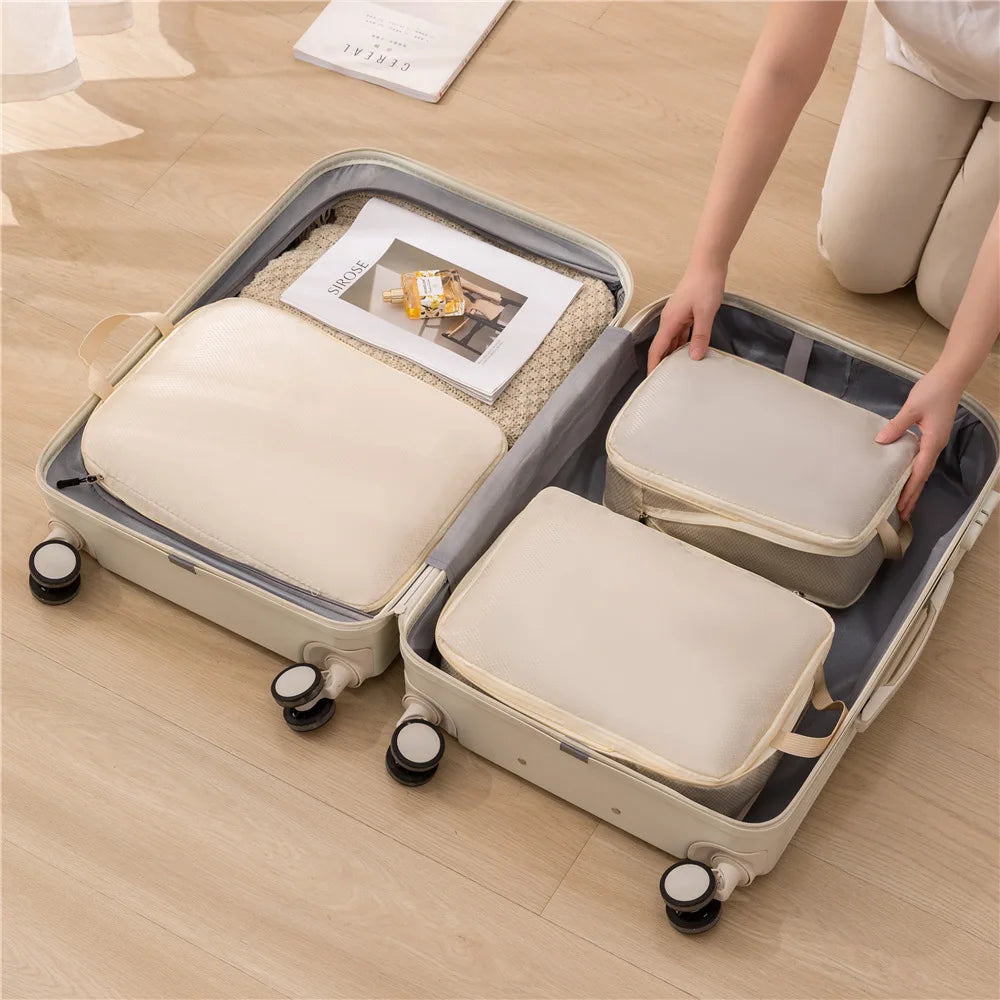 Set d'organisateurs de valise 3 pièces - Compressibles & Imperméables