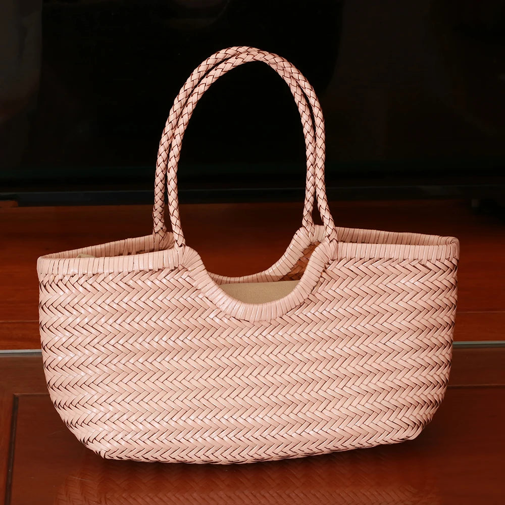 Sac cabas La Tressée - cuir artisanal