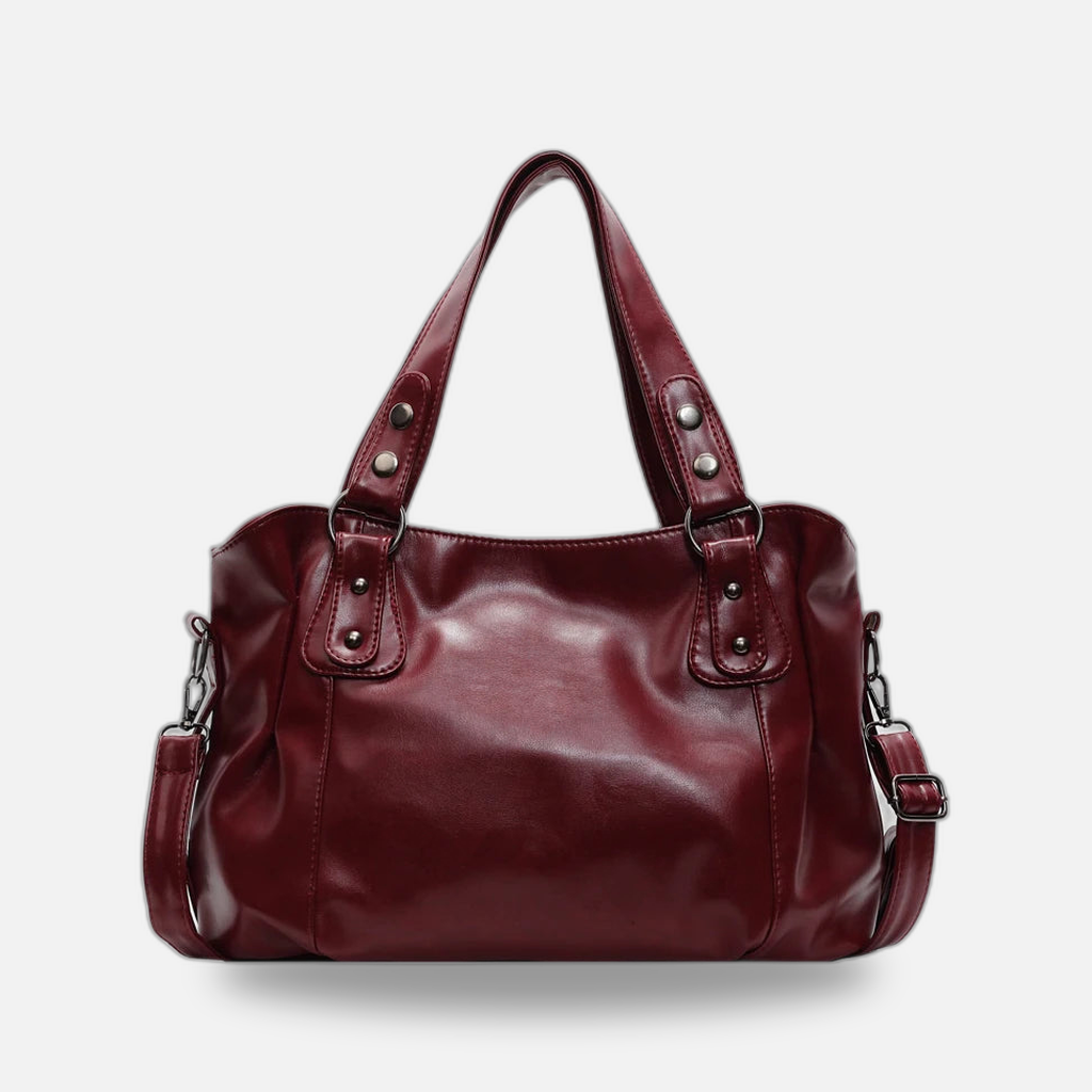 Sac epaule femme retro spacieux - Cuir souple