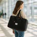 Sac de Voyage Pliable Imperméable - Bagage Cabine Léger 40x30x20, Sac Pliant Extensible
