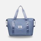 Sac de voyage extensible bleu grande capacite