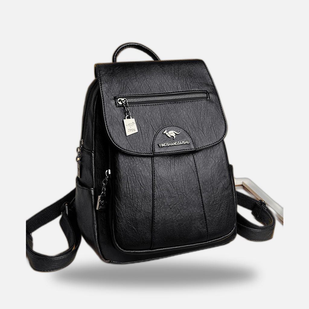 Sac à dos antivol La Discrète - cuir PU souple