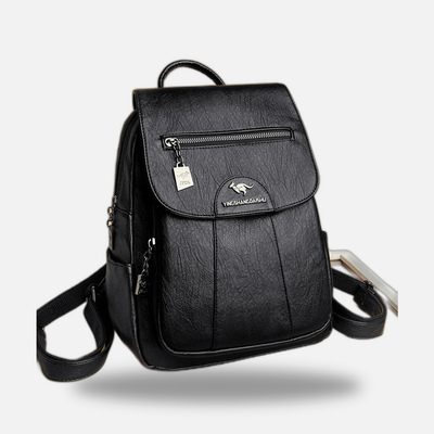 Sac à dos antivol La Discrète - cuir PU souple
