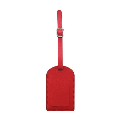 Étiquette bagage cuir PU - Identifiez votre valise en un coup d'œil