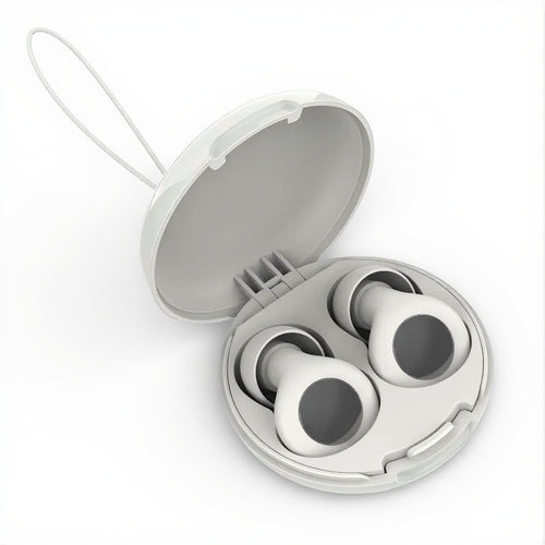 Bouchons d'oreilles silicone malléable - Blanc
