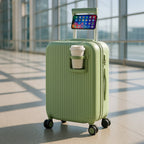 Valise cabine La Nomade - Porte-gobelet et support téléphone