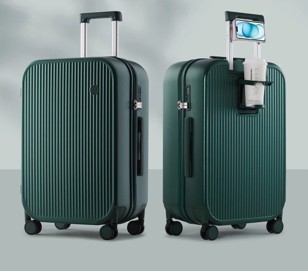 Valise La Nomade - Porte-gobelet et support téléphone