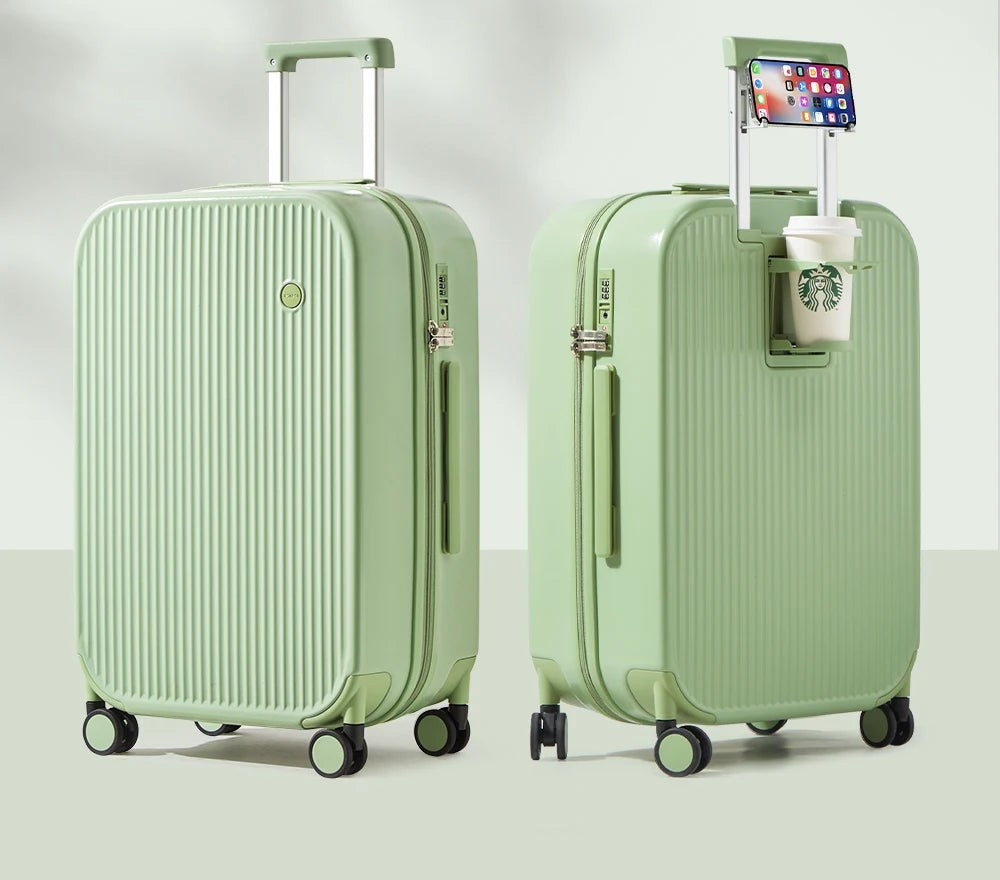 Valise La Nomade - Porte-gobelet et support téléphone