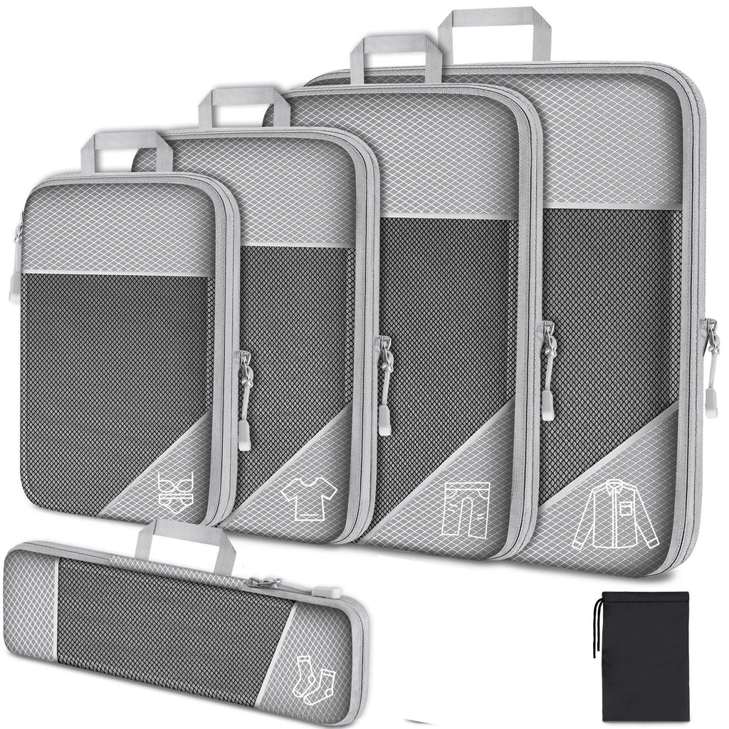 Cubes de compression voyage (set 6 pièces) - Gagnez 30% de Place