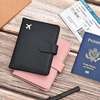 Protège-passeport anti-RFID - en voyage à l'aéroport