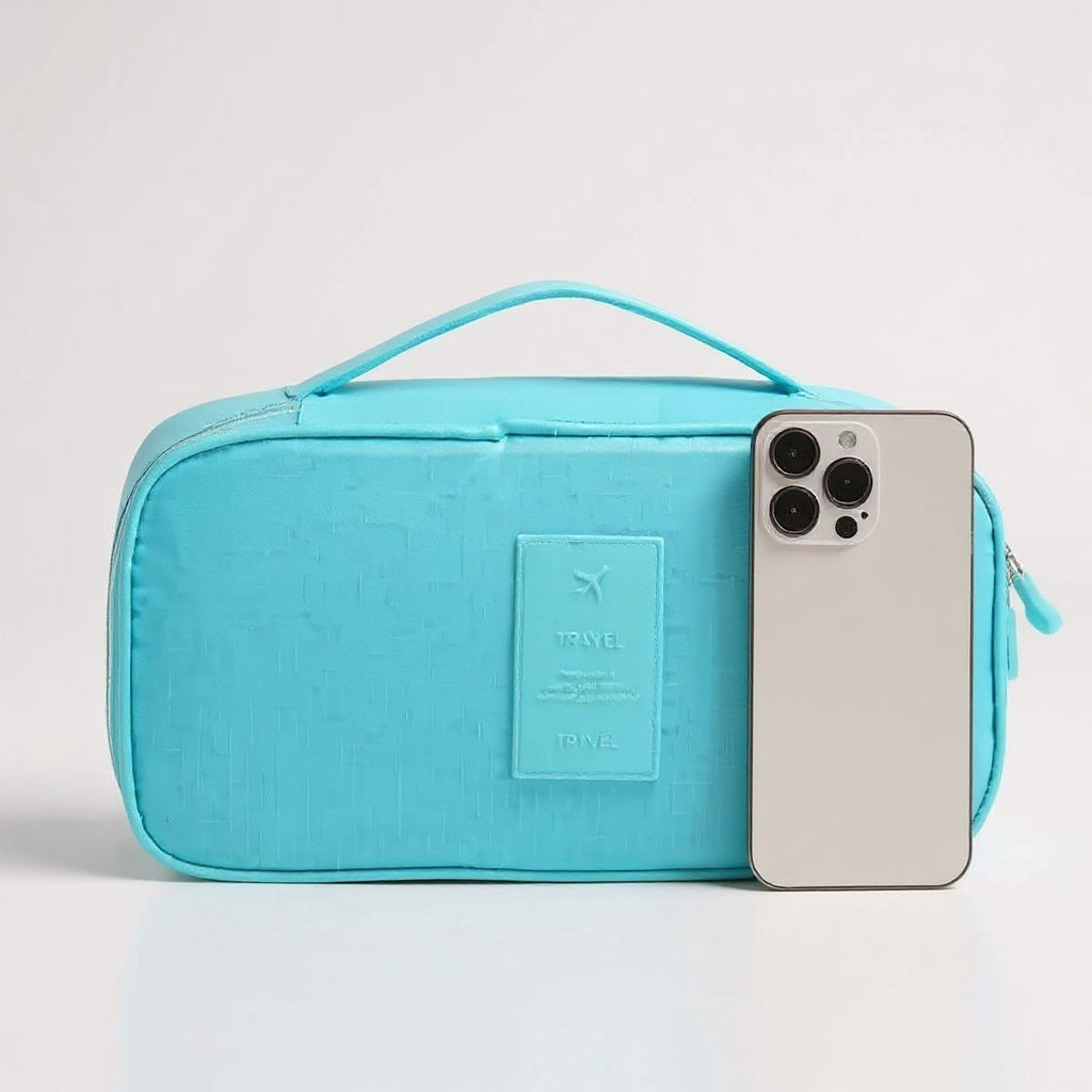 Organiseur de Valise Voyage - Cubes de Rangement, Trousse Toilette & Sac à Chaussures