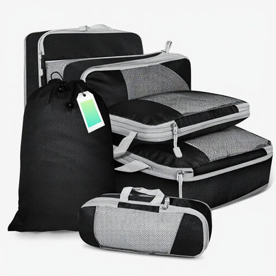 Cubes de compression voyage (set 6 pièces) - Gagnez 30% de Place