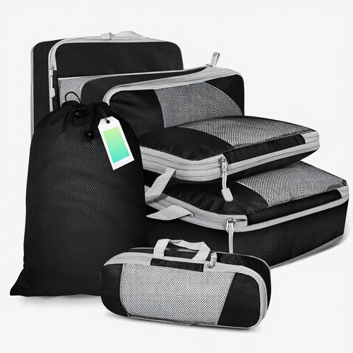 Cubes de compression voyage (set 6 pièces) - Gagnez 30% de Place