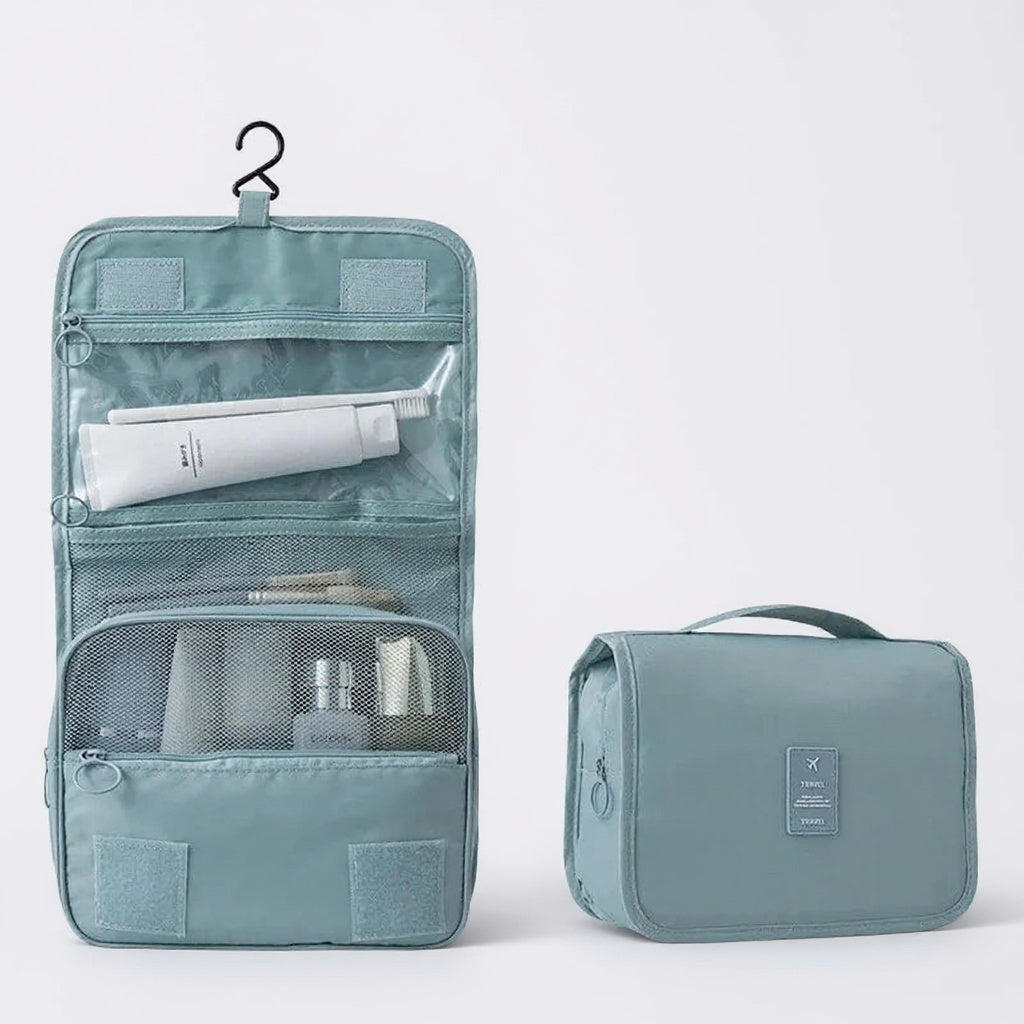 Trousse de toilette à suspendre - Bleu