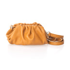 Petit sac bandoulière cuir femme plat, sous le siège - La Calabraise